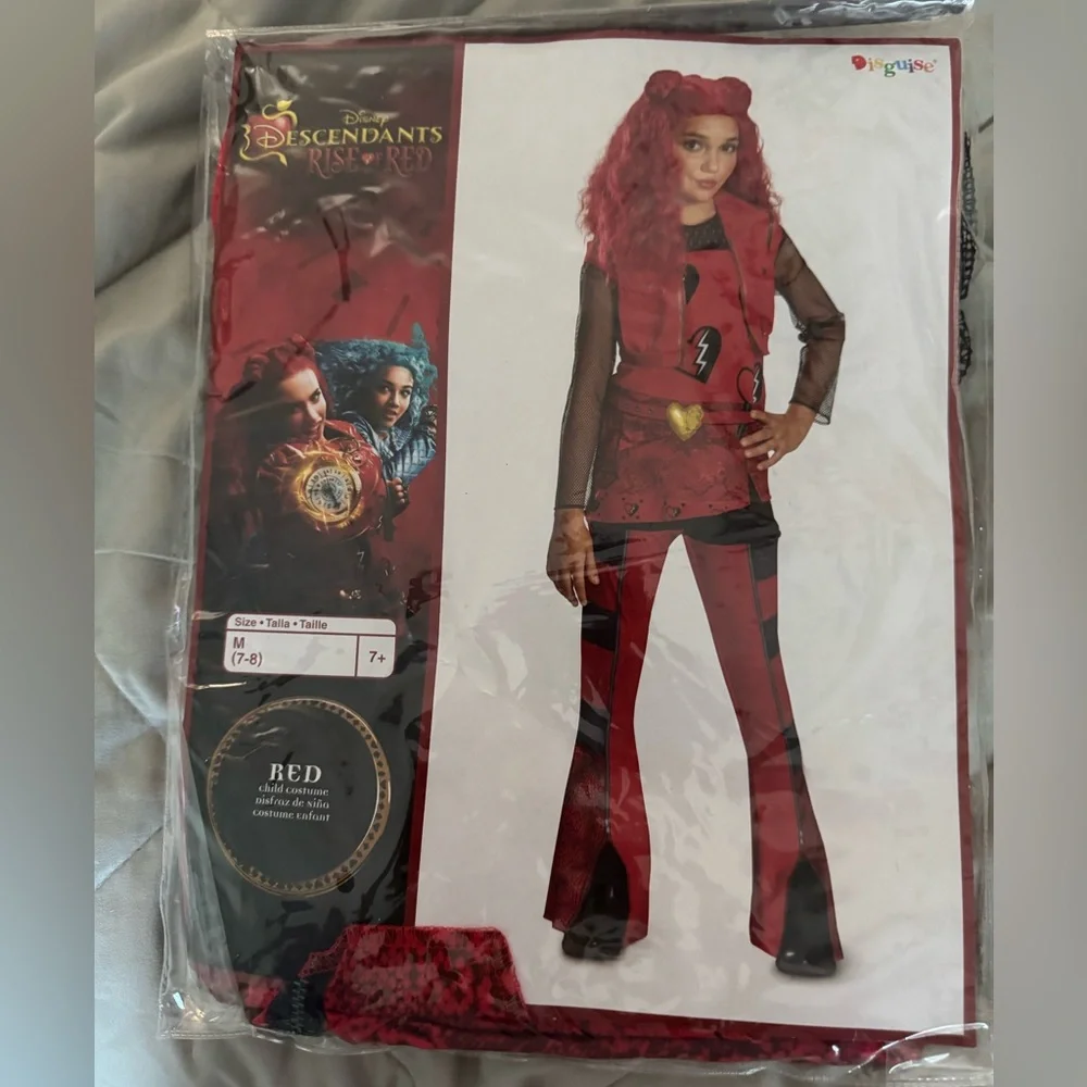 Disguise-Official Disney Descendants The Rise of Red Costume Jumpsuit for kids